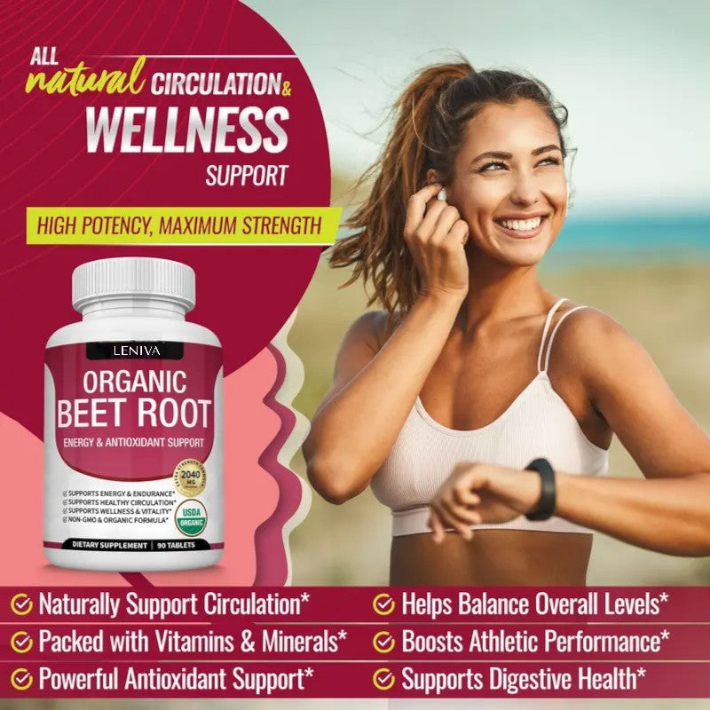 Leniva Organic Beet Root Capsules